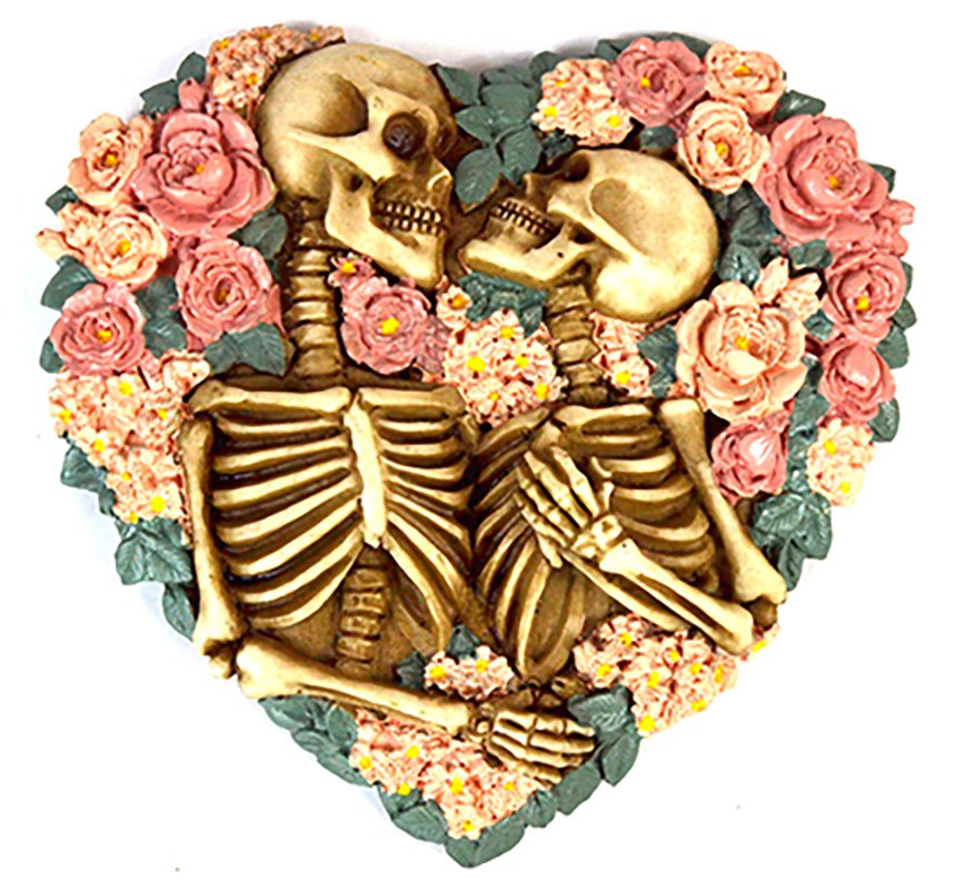 5" Skeletions with Flowers burner (image for) 5" Skeletions with Flowers burner